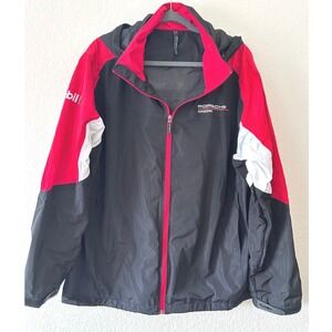 Porsche Finn Ryan Experience Soft Shell Hooded Motorsport Racing Jacket‎ SZ XL